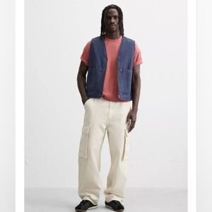 Zara Relax Fit Denim Vest